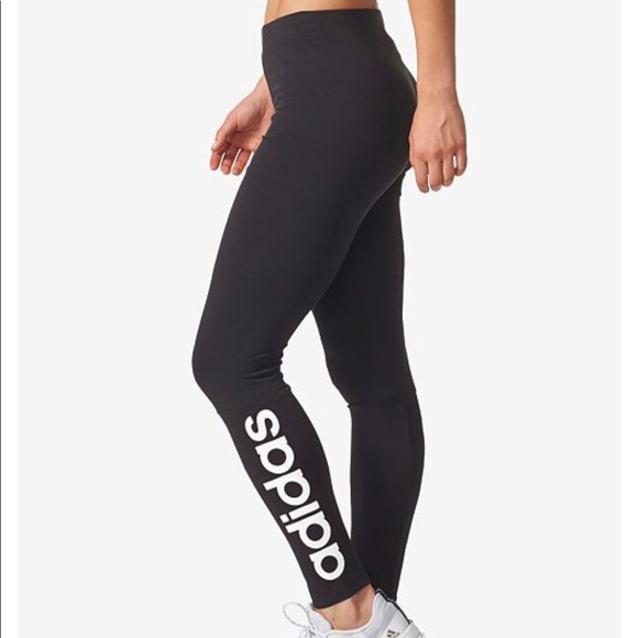 adidas essential linear logo leggings